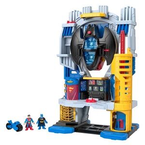 Fisher Price Imaginext DC Ultimate Headquarters with Batman & Superman
